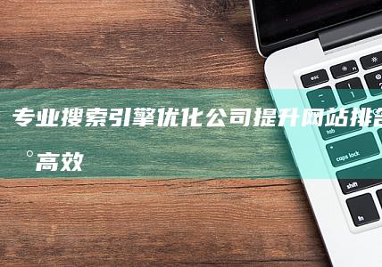 专业搜索引擎优化公司：提升网站排名，实现高效网络营销